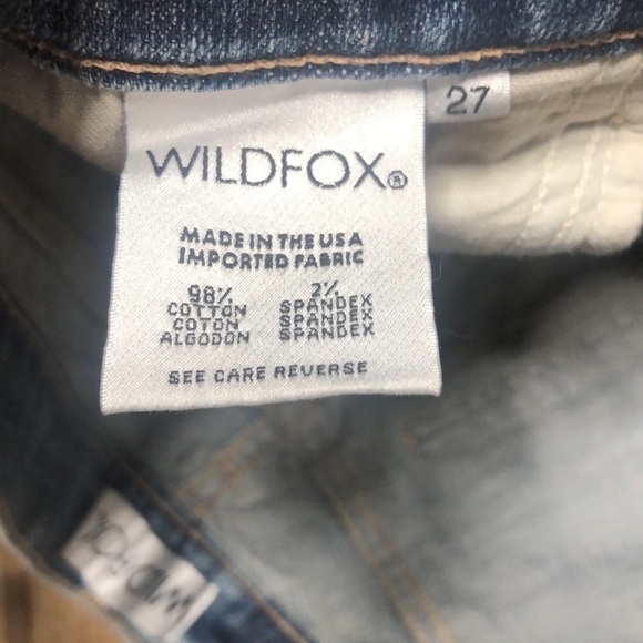Wildfox Lara Midrise Cut-off Shorts Size 27 - Picture 6 of 7